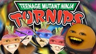 Annoying Orange - Teenage Mutant Ninja Turnips (Teenage Mutant Ninja Turtles Spoof!)