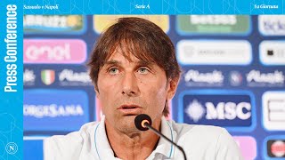 LIVE | La conferenza stampa di Mister Conte alla vigilia di Sassuolo - Napoli