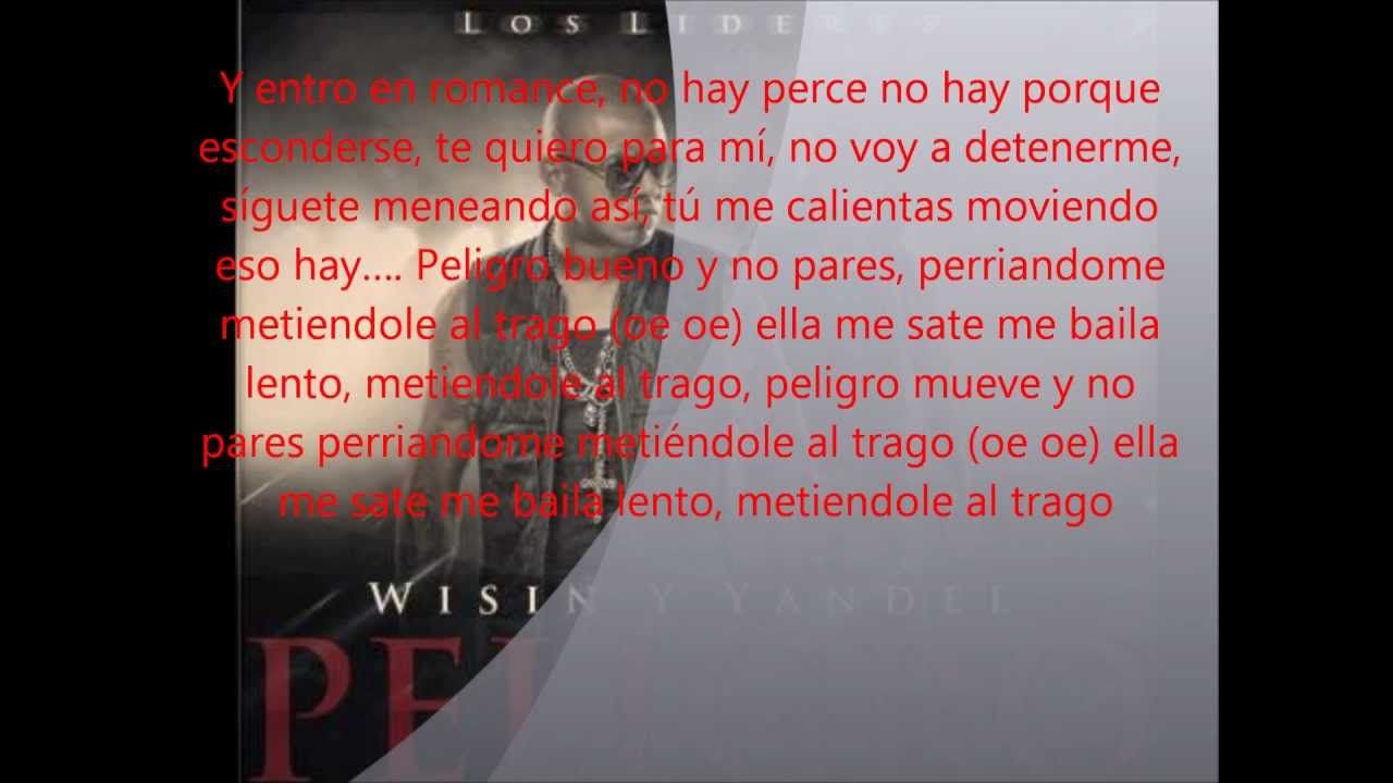 Wisin y Yandel Peligro con Letra - YouTube