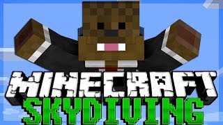 SKYDIVING in Minecraft Thimble Minigame w/ AntVenom and Bashur