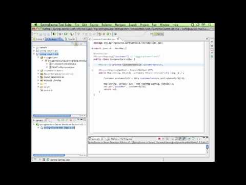 ... Started with Spring and SpringSource Tool Suite (STS) Part 4 - YouTube