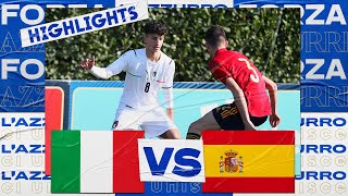 Highlights: Italia-Spagna 1-2 - Under 15 (1 marzo 2022)