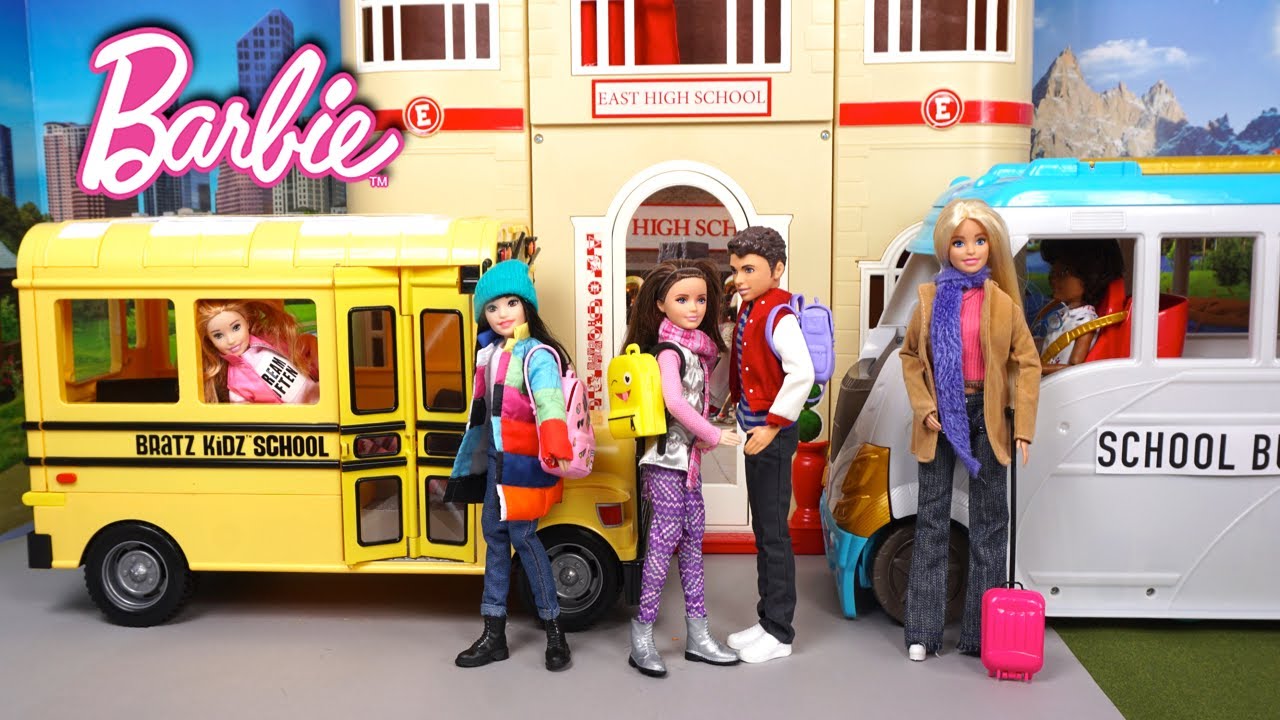 barbie school bus