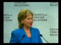 Hillary Clinton admits the CFR gives the Orders