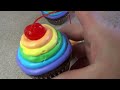 Rainbow Frosted Chocolate Cupcakes (collaboration with CookingAndCrafting) -with yoyomax12