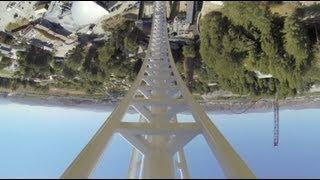 Full Throttle Roller Coaster REAL POV Six Flags Magic Mountain SFMM 2013