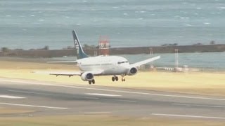 Extreme Landings At Wellington NZ July 3 2013