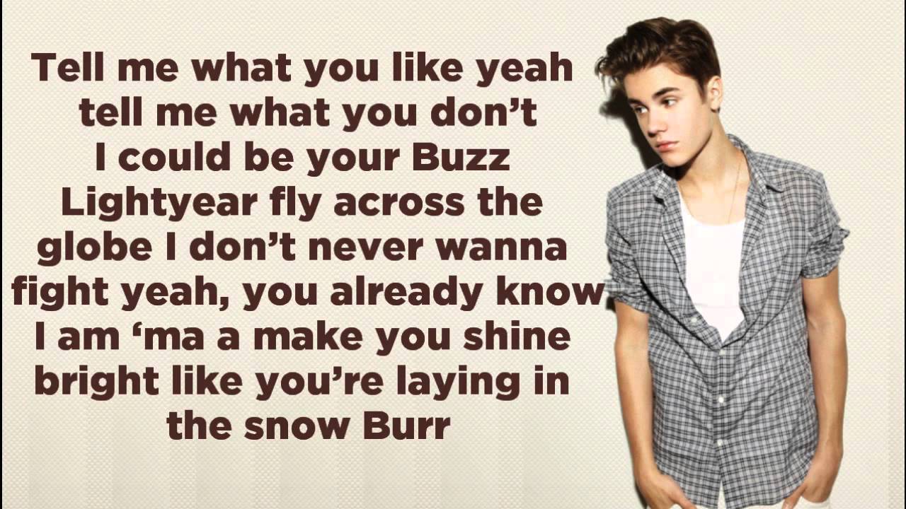 justin lyric justin lyric