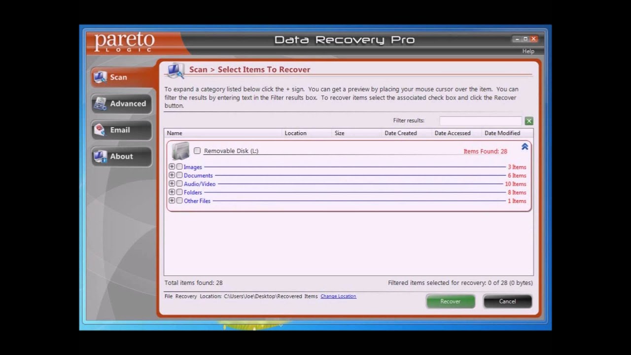 Recover files quickly free download