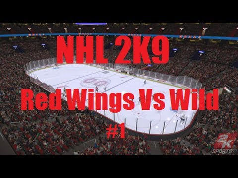 NHL 2K9 Red Wings Vs Wild #1