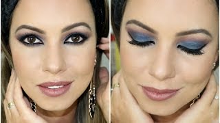 Maquiagem Árabe Inspiração | Smokey Eyes Azul