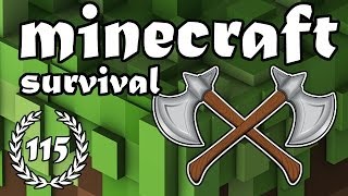 Minecraft Survival - Aflevering 115 "Awesome bijl!"