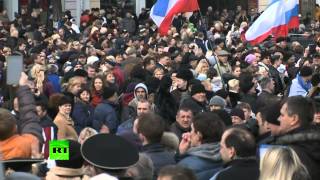 Митинг в поддержку присоединения Крыма к России