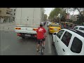 İstanbul'da bisikletlilerin Bağdat caddesinde yol alabilmeleri !