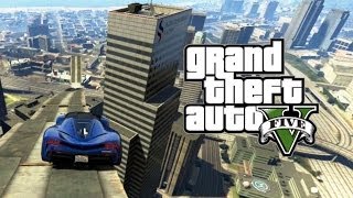 GTA ONLINE - Mega Rampa e Voando de Bicicleta! (GTA 5 Online Gameplay)