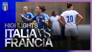 Italia-Francia 1-1 | Women’s Under 17 EURO 2025