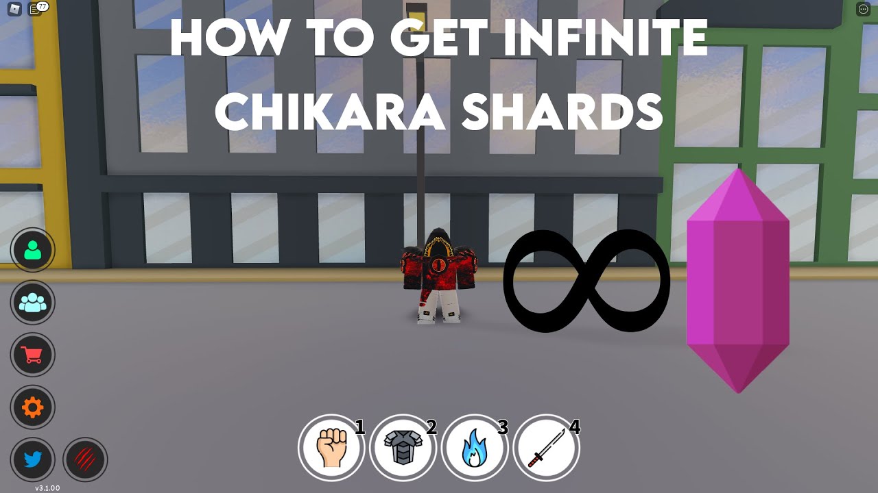 How To Get Infinite Chikara Shards In Anime Fighting Simulator