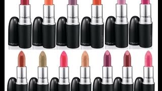 Mis labiales de MAC y sus texturas