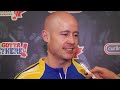 2012 Tim Hortons Brier Draw 2 Media Scrum