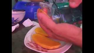 How to peel Mango Skin easily