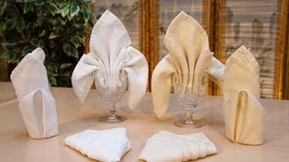 Como doblar servilletas para decorar la mesa