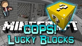 Minecraft: Lucky Block Cops N' Robbers! Modded Mini-Game w/Mitch & Friends!