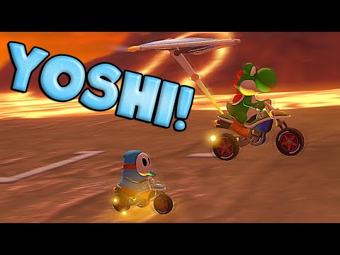 Mario Kart 8 Deluxe Funny Moments - Yoshi Shocked The World!