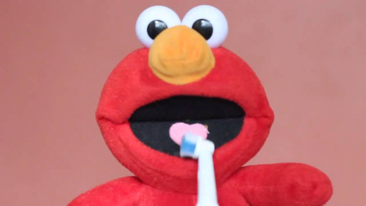 brushy brush elmo toy