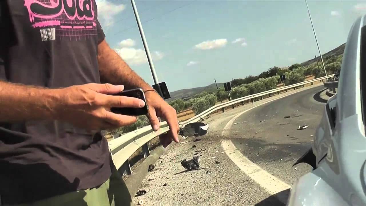 Onboard Aston Martin Rapide Crash Youtube