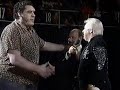 BOBBY HEENAN WELCOMES BACK TO THE WWF ANDRE THE GIANT IN 1991
