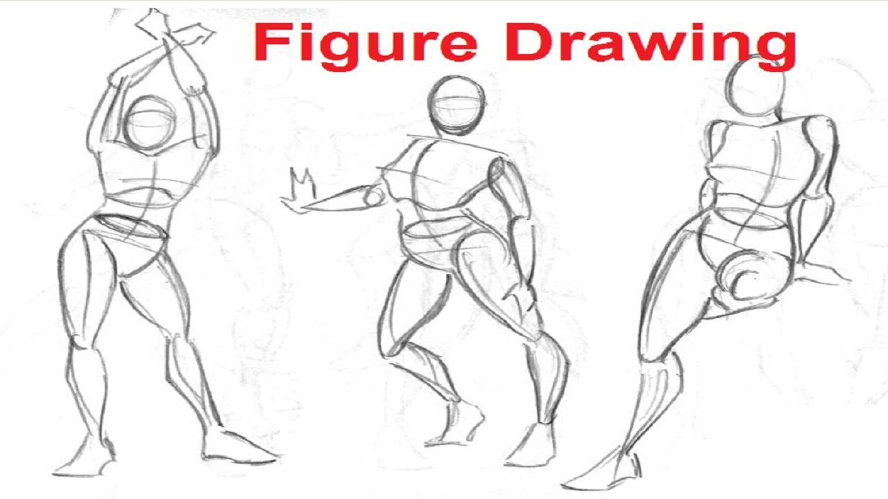 Figure Drawing Lessons 1/8 - Secret To Drawing The Human Figure - YouTube