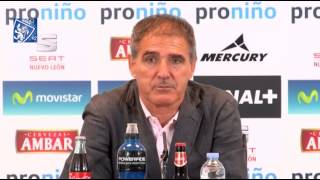 Paco Herrera en rueda de prensa 10/8/2013