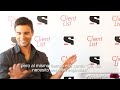 Entrevista con Collin Egglesfield, actor en The Client List