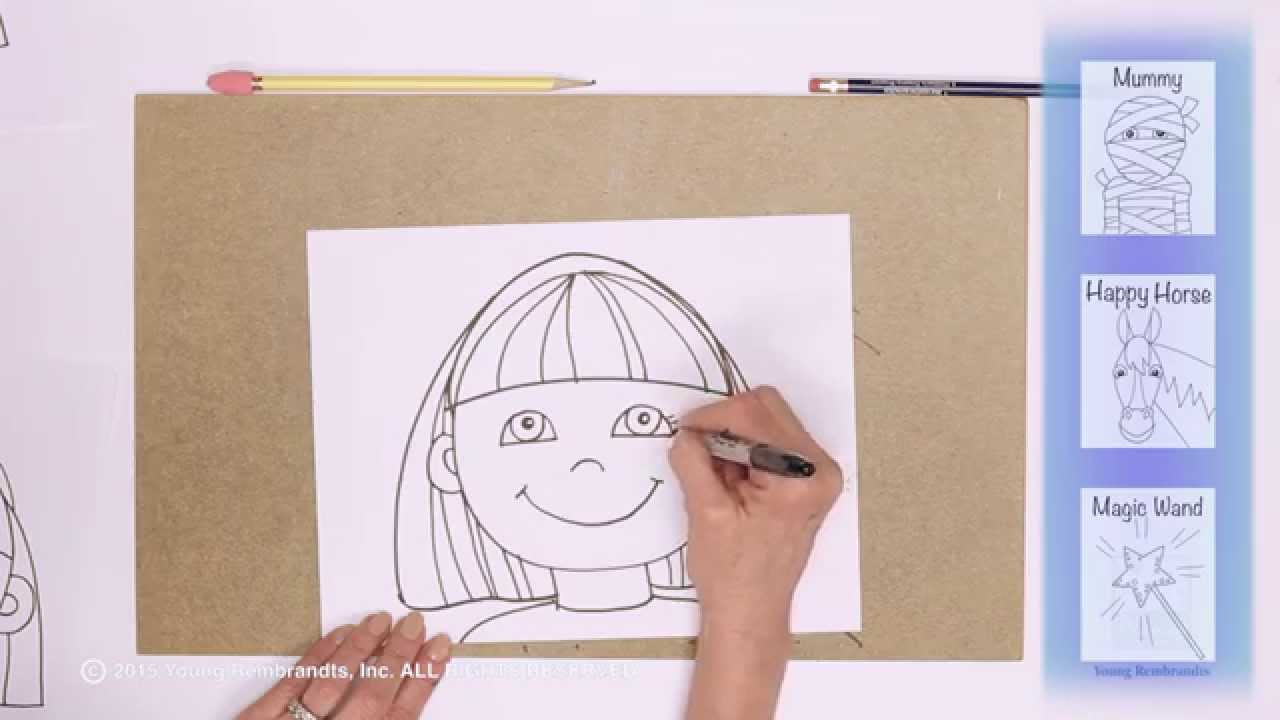 How To Draw A Little Girl Face