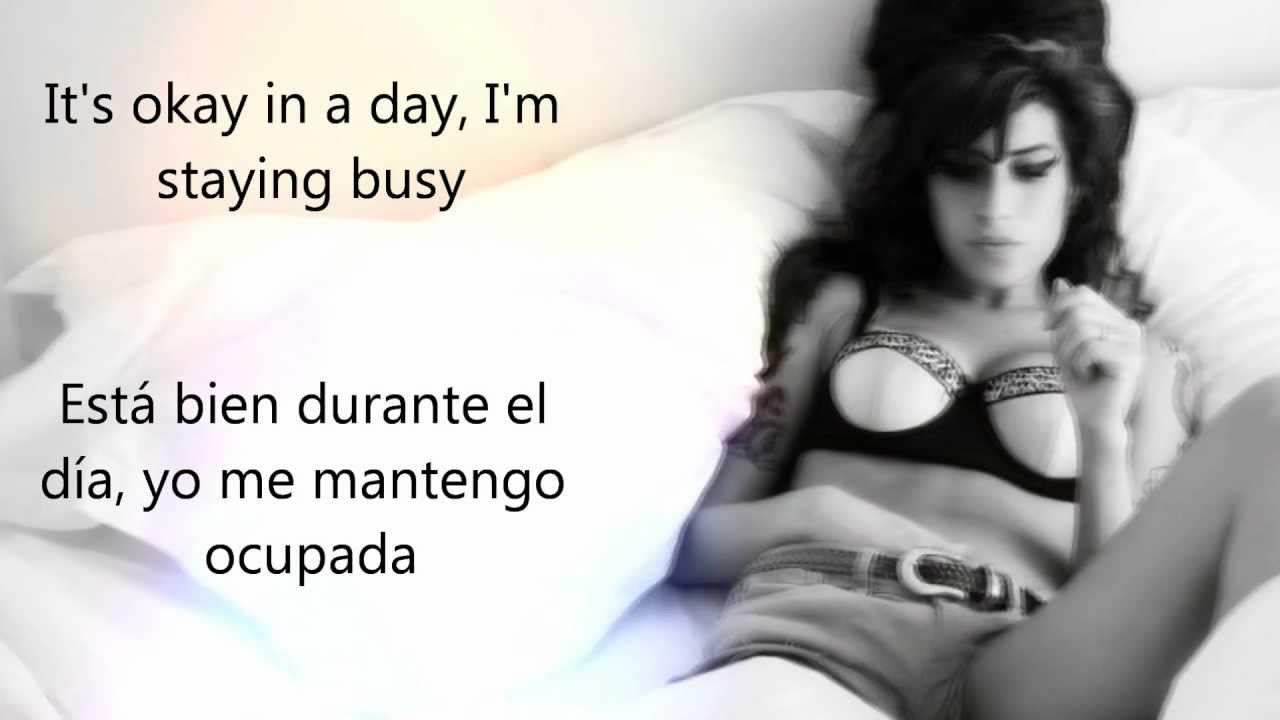 Amy Winehouse Wake Up Alone Lyrics English-Spanish - YouTube