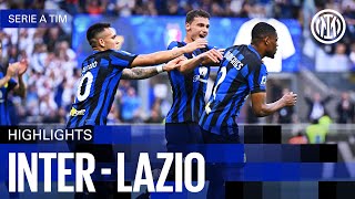 A SPECIAL DAY 🏆⭐⭐? | INTER 1-1 LAZIO | HIGHLIGHTS | SERIE A 23/24⚫🔵🇬🇧????