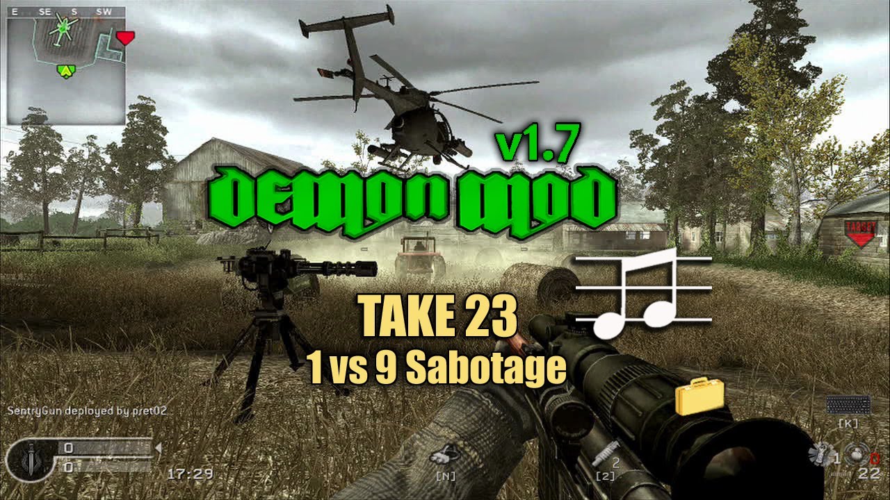 COD4 PeZBOTS MW2 DEMONMOD Killstreak Demo Take 23 - YouTube