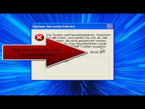 Shutdown.exe erstellen Tutorial [HD] - YouTube