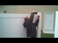 HOW TO INSTALL A VINYL FENCE (part 2)