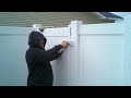 HOW TO INSTALL A VINYL FENCE (part 2)
