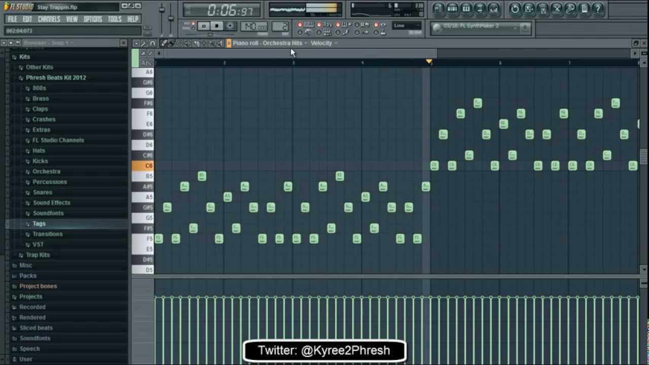 Как в fl studio сделать трэп