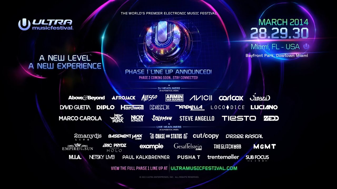 Ultra Music Festival 2014 Miami - Sets completos [HD]