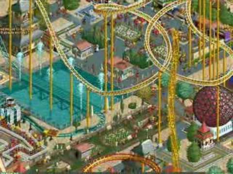 Roller Coaster Tycoon 2 My Mixed Parks - YouTube