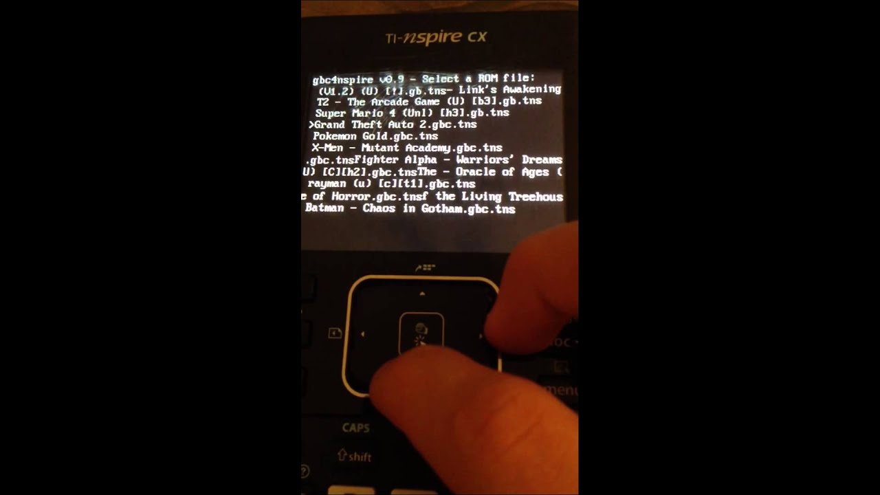 TI Nspire CX running emulators. Hacked - YouTube