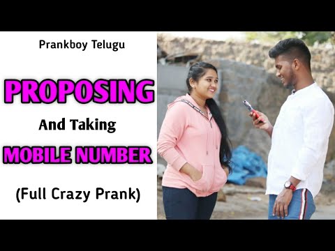 Next Level Proposing And Taking Mobile Number || Telugu Pranks || Prankboy Telugu || Bigo Live