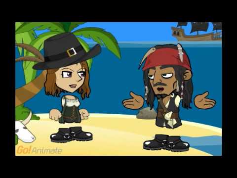 Pirates of the caribbean cartoon - YouTube