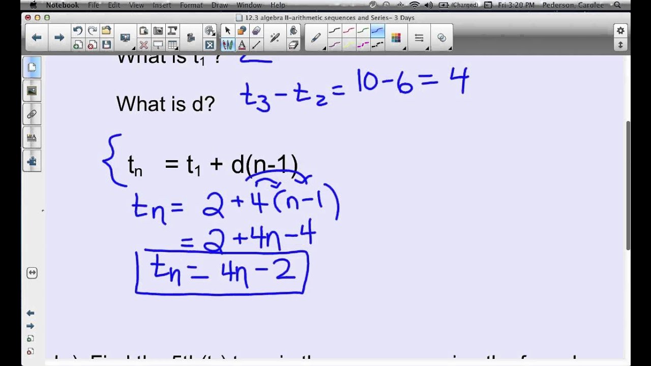recursive formula for arithmetic sequence recursive formula for arithmetic sequence