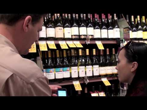 Watch an In-Store demonstration of the Thumbs Up WineFinder app.