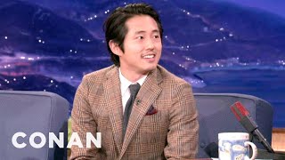 Steven Yeun's Crotch Tick Attack