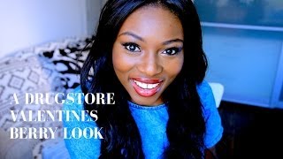 A DRUGSTORE VALENTINES MAKEUP LOOK